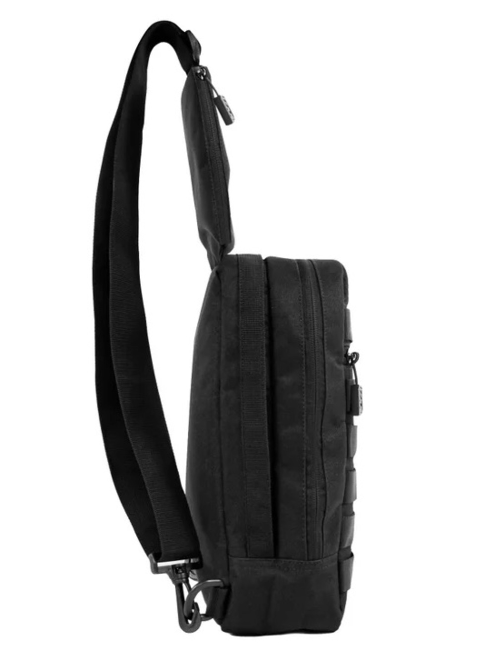 Highland Tactical Black Shoulder Messenger Bag - MOLLE Webbing NWT - Picture 6 of 6